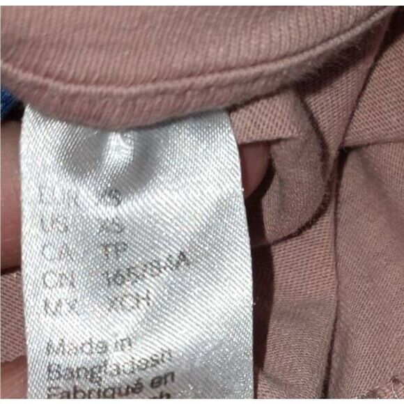 H&M DUSTY PINK T-SHIRT SZ.XS EUC. - Picture 4 of 5